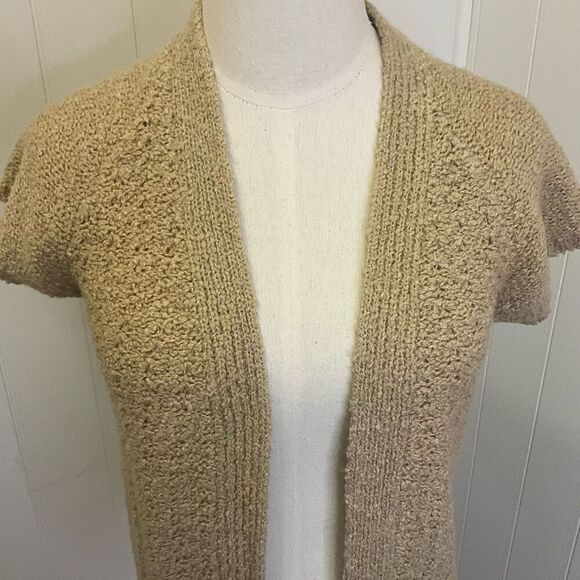 Vintage Le Roy Knitwear Women’s Small 100% Acrylic Cardigan Sweater Cozy - Picture 2 of 9